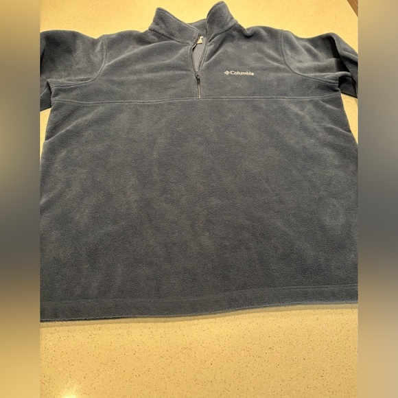 Columbia Navy Half-Zip Fleece, Men’s, Size XXL - Picture 5 of 5
